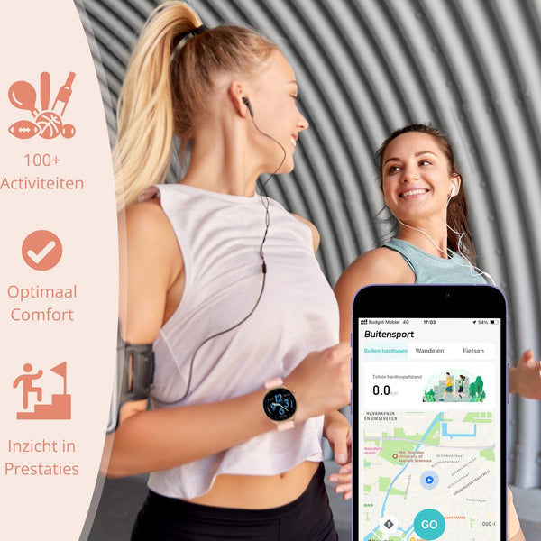 Nexvex® Ultra 2X Smartwatch voor Dames - Sporthorloge met Belfunctie - Meditatie - Bloeddrukmeter - Stappenteller - Sport Horloge - Hartslagmeter - Smart Watch Saturatiemeter - Bluetooth Activity Trac