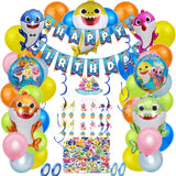 Shark Kinder Verjaardag Versiering 128 stuks