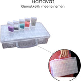Diamond Painting Opbergdoos 64 vakjes - Inclusief Stickervel