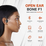 Goods&Co.® Bone Conduction Headphone draadloze Sport Oortjes – Hardloop Koptelefoon - Oordopjes – IP68 Waterdicht – 32GB Muziekopslag – Bluetooth 5.3 – Geschikt voor Smartphone & Laptop / Zwart (2025
