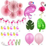 Tropische Flamingo Zomer Feest Versiering 72 Stuks