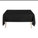 Tafelkleed Luxe - 260x150 cm - Zwart - Waterafstotend - Tafellaken - Tafelzeil - Tafelkleden - Tafelkleed Katoen
