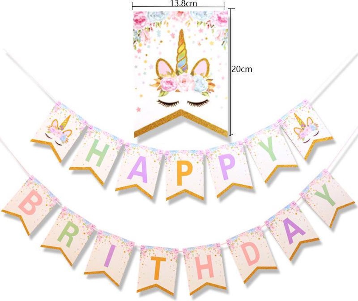 Unicorn Verjaardag Versiering