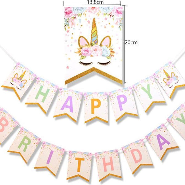 Unicorn Verjaardag Versiering