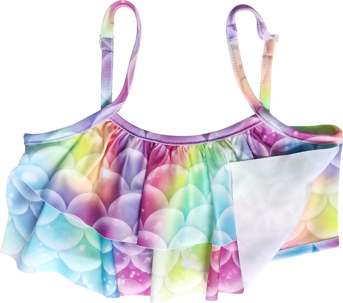 Zeemeerminstaart met bikini verkleed set Blauw, Paars en Roze met MONOVIN