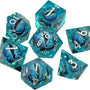 Dungeons and Dragons Dobbelsteen set Blauw met Oog in de Stenen