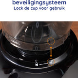 Safecourt Kitchen Koffiemolen Deluxe - Elektrische koffiemolen - Koffiebonen maler - Zwart