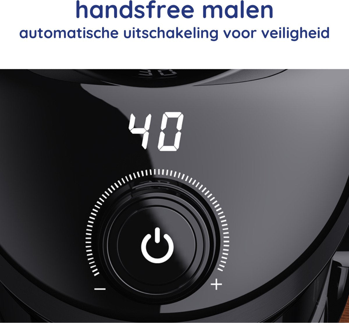 Safecourt Kitchen Koffiemolen Deluxe - Elektrische koffiemolen - Koffiebonen maler - Zwart