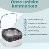 Samako Professionele Ultrasoon Reiniger - Reinigingsapparaat - Ultrasoonbad - Brillen - Sieraden - Horloge - Make-up kwast - 750 ml