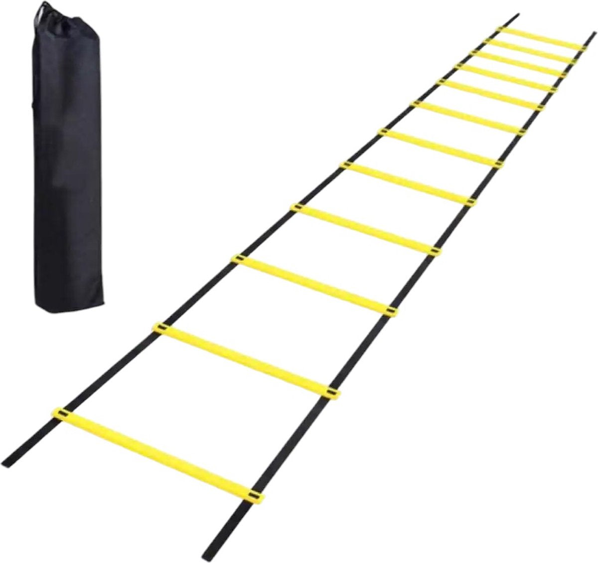 Voetbal Training Set - Complete Set - Inclusief Pionnen, Loopladder, Horden & Hoedjes - Sporttas - Voetbalspullen