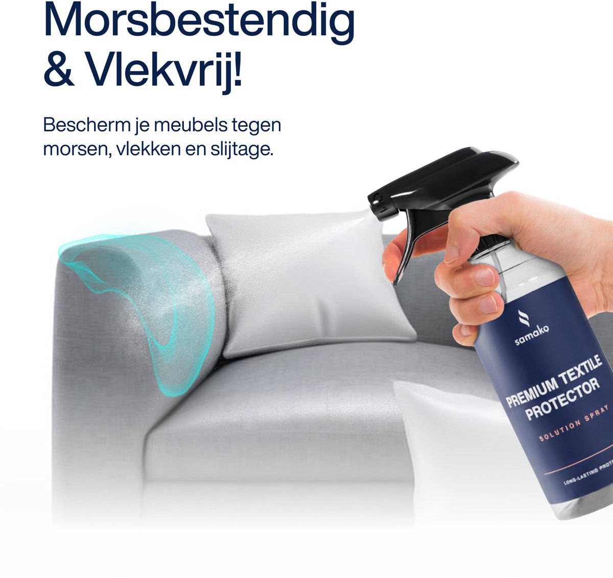 Samako - Impregneerspray meubelstof - Beschermlaag - Textile Protector - Textile Care Kit - Textile Care - Impregneer spray