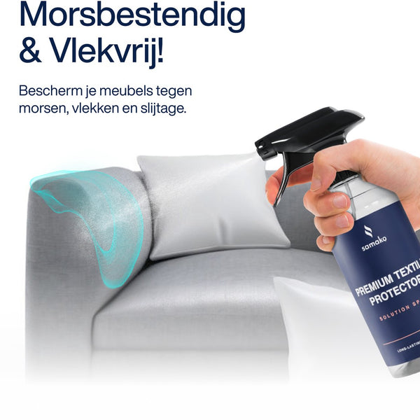 Samako - Impregneerspray meubelstof - Beschermlaag - Textile Protector - Textile Care Kit - Textile Care - Impregneer spray