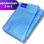 NIMBUS Wonderdoek 2-in-1 – Microvezeldoek – Ramen zemen & drogen tegelijk – Streeploos resultaat – Raamdoek 60x40cm