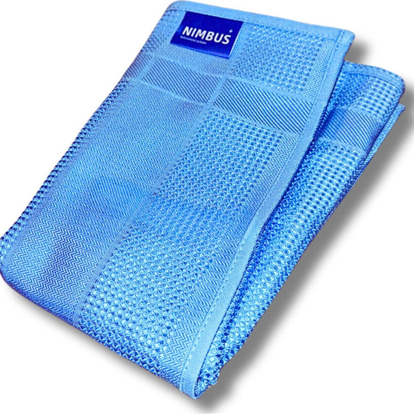 NIMBUS Wonderdoek 2-in-1 – Microvezeldoek – Ramen zemen & drogen tegelijk – Streeploos resultaat – Raamdoek 60x40cm