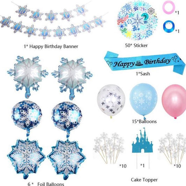 Frozen Thema Verjaardag Versiering