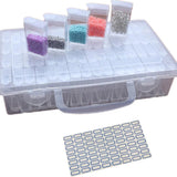 Diamond Painting Opbergdoos 64 vakjes - Inclusief Stickervel