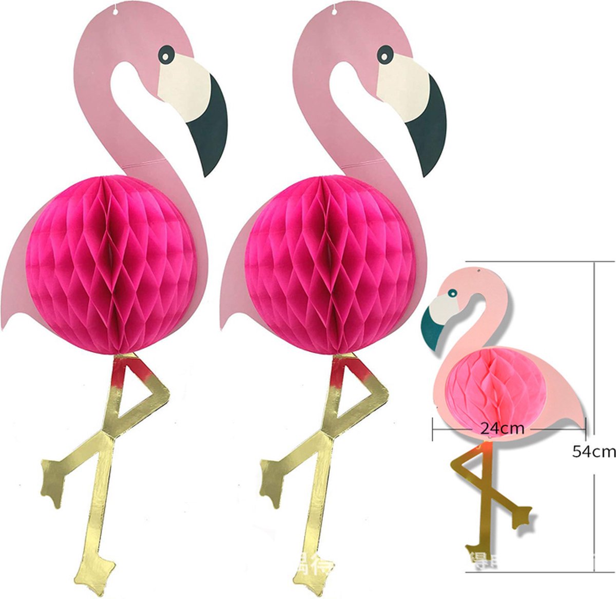 Tropische Flamingo Zomer Feest Versiering 72 Stuks