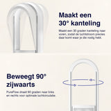 3-in-1 Luchtreiniger, Ventilator & Verwarming - 2000W - Hepa 13 Filter - Inclusief Afstandsbediening en App - Kachel - Air Purifier - Samako