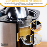 GoodForce Citruspers - Elektrische Sinaasappelpers - Fruitpers - Citroenpers - Rvs - Pershendel