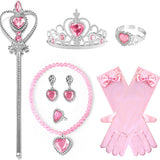 Prinsessen verkleedcape met Accessoires Roze