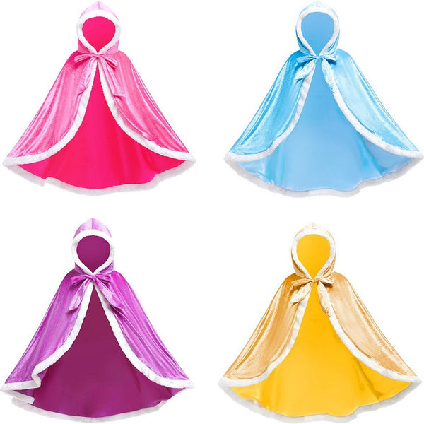 Luxe Verkleed Cape Winter Blauw