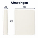 Toploader Binder – 252 Speelkaarten – Verzamelmap voor 3 x 4 inch Toploaders – Kaartenmap – 9 Pocket – Wit