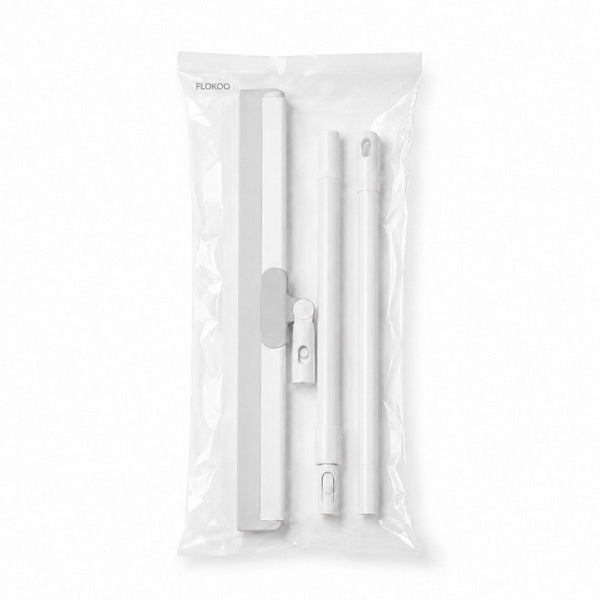 Vloertrekker met Steel – Douchewisser – Vloerwisser – Trekker voor Badkamer – Watertrekker – Vloertrekker 45 cm – Wit
