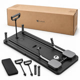 Pilates - Multifunctioneel Fitness Board – Opvouwbaar Trainingsapparaat voor Thuis – Full Body Workout – Buikspiertrainer met Weerstandsbanden – Core, Armen & Benen – Fitnessapparaat Home Gym