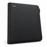 Toploader Binder – Verzamelmap voor 288 Trading Cards – 9 Vaks Kaartenmap – Geschikt voor Toploaders – Met Ritssluiting – Zwart