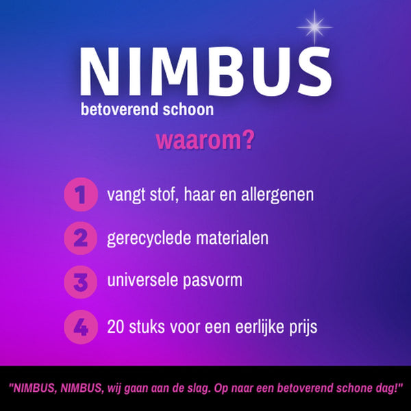 NIMBUS Magic Duster Refill - 20 Navullingen - Geschikt voor Swiffer Duster Handvat