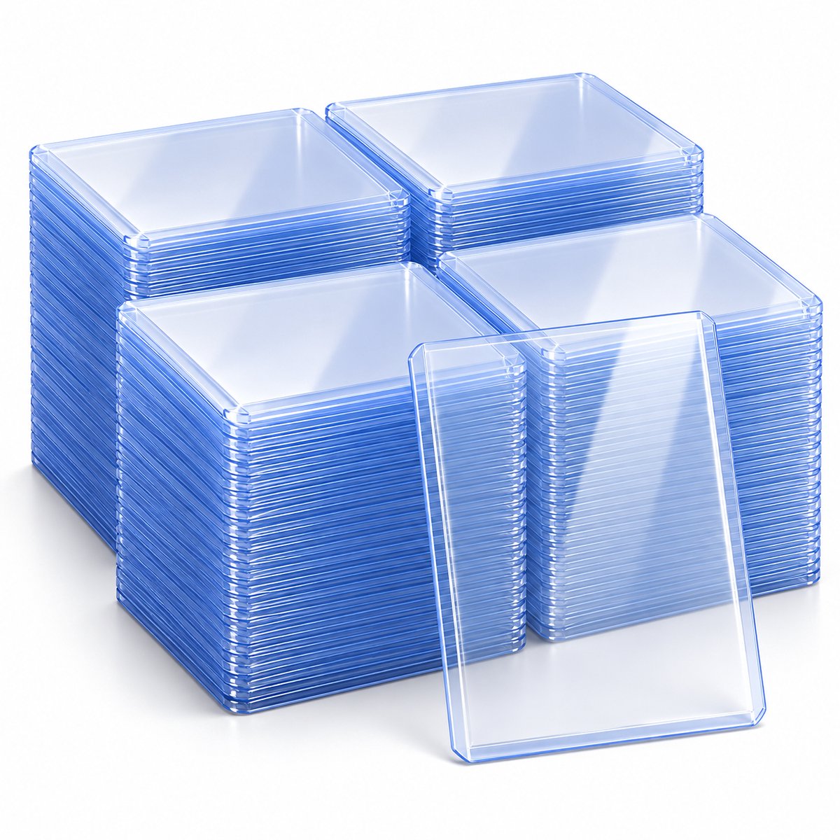 Toploaders Trading Cards – 240 Stuks – Transparante Hardcase Kaarthouders – 7,5 x 10,3 cm – Beschermhoes voor Verzamelkaarten, TCG & Sportkaarten