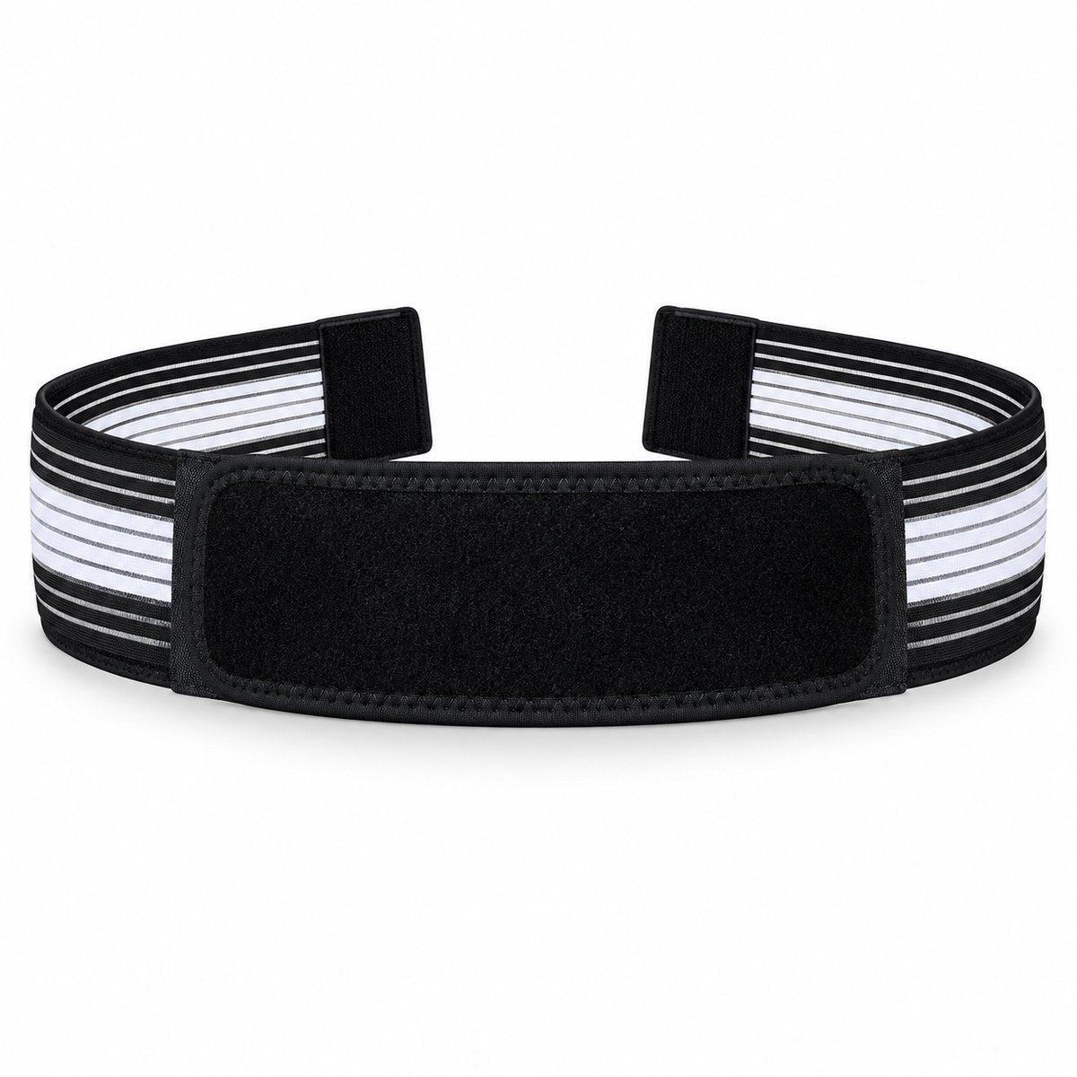 Rugband – Verstelbare Ondersteuningsband voor Onderrug – Elastische Lendenband met Klittenbandsluiting – Unisex – Tot 120 cm – Zwart