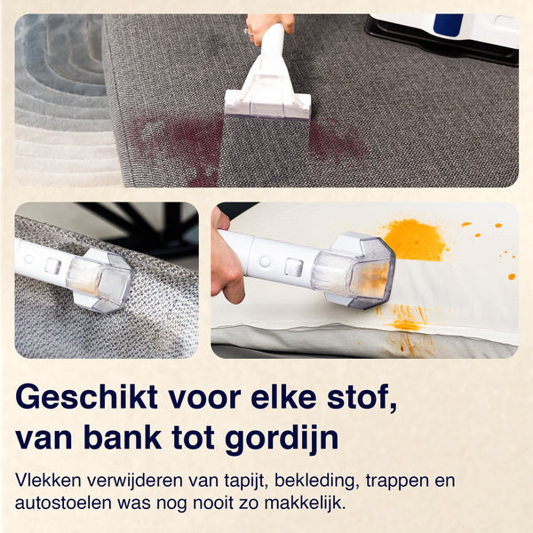 Samako Professionele Tapijtreiniger - Draagbare Vlekkenreiniger - Bankreiniger - Meubelreiniger - Zetelreiniger - Haarverwijderaar Stofzuiger - Matrasreiniger