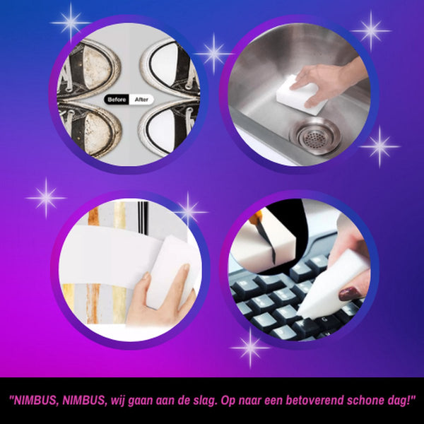 NIMBUS Wonderspons (24x) - Melamine Spons - Extra Dik