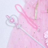 Prinsessen verkleedcape met Accessoires Roze