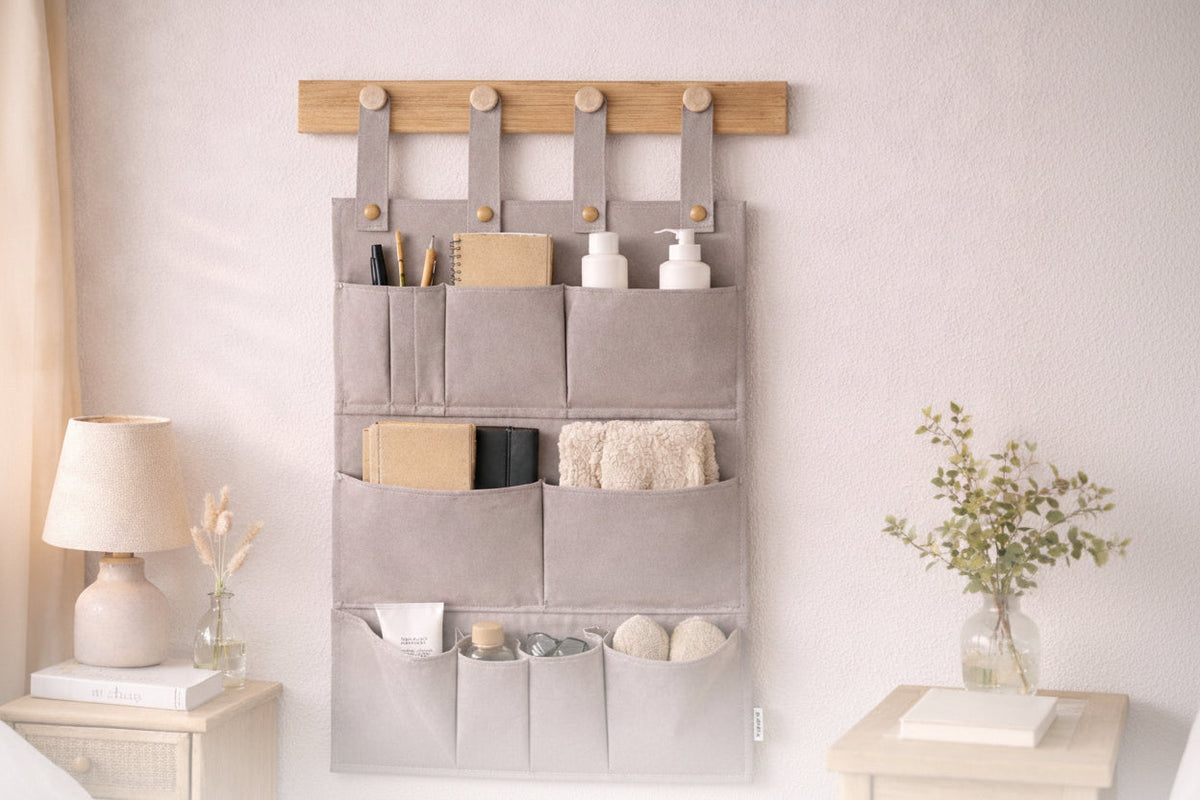 Multifunctionele Hangende Organizer – Grijs – 11 Vakken – Opbergen met Stijl & Gemak