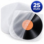 LP Binnenhoezen - 25 stuks – Antistatische Platenhoezen voor 12 Inch Vinyl – 30,8 x 30,8 cm – Beschermhoezen voor LP Platen – Kras- & Stofbescherming