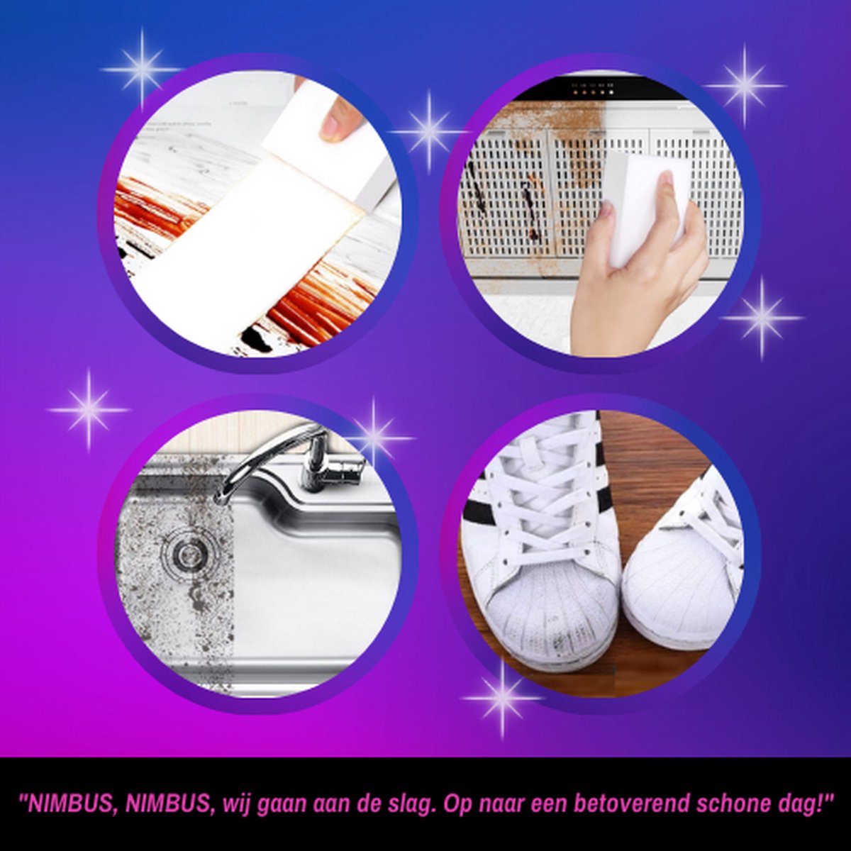 NIMBUS Wonderspons (24x) - Melamine Spons - Extra Dik