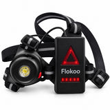 Hardloopverlichting met Borstharnas – Hardlooplamp met Voor- en Achterlicht – Reflecterend & Verstelbaar – USB Oplaadbaar – Hardloop Licht voor Joggen, Wandelen & Avondlopen