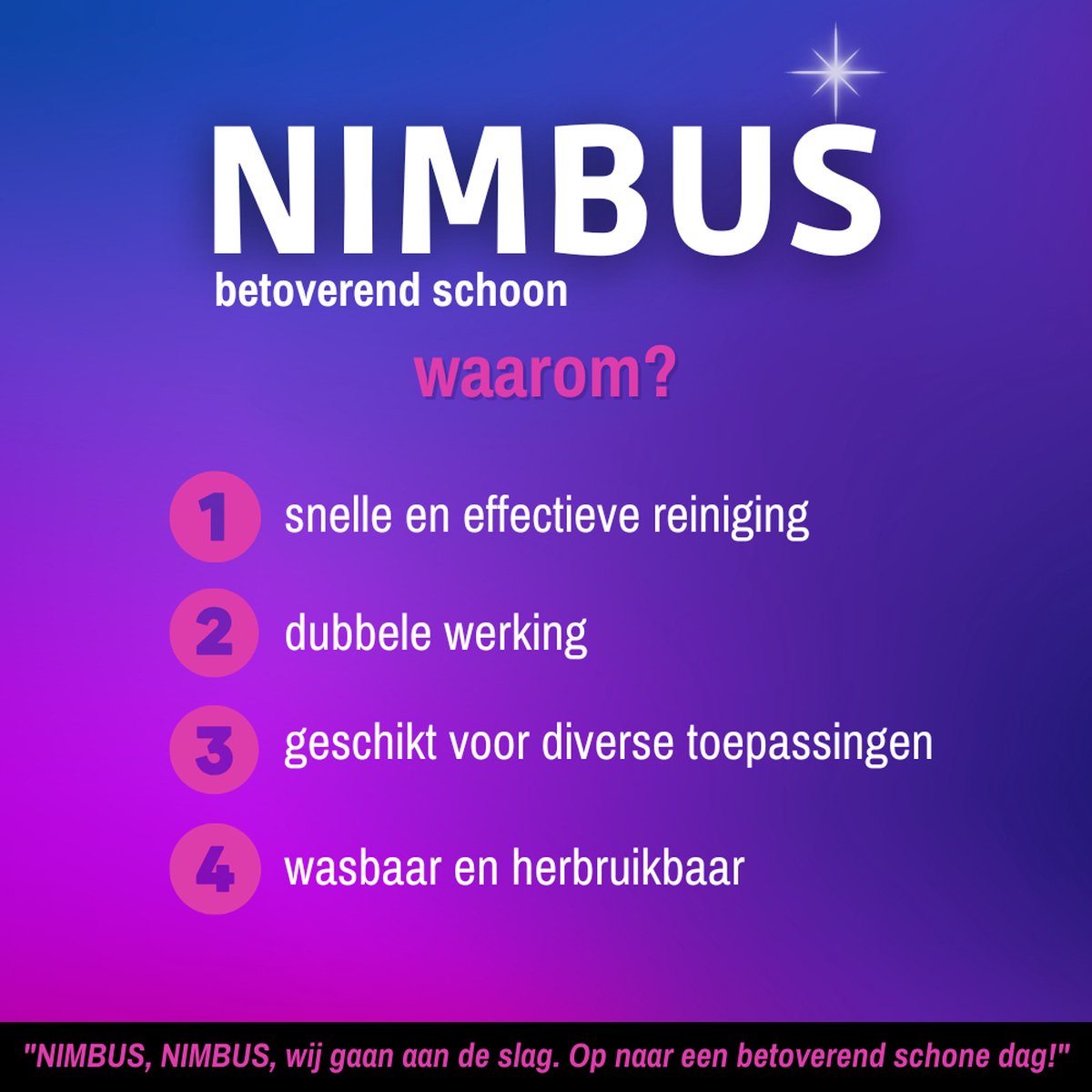 NIMBUS Magic Schoonmaakhandschoen - Scrubhandschoen en Droogdoek Badkamer, Auto en Ramen