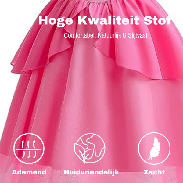 Princess Peach verkleed jurk voor kinderen