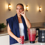 Safecourt Kitchen Power blender - 5 automatische programma's - Smoothie maker - 1300 Watt - Zwart