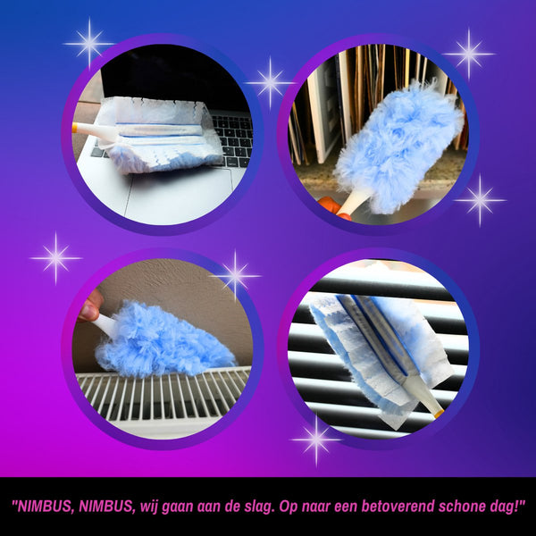 NIMBUS Magic Duster Refill - 40 Navullingen (2x20) - Geschikt voor Swiffer Handvat