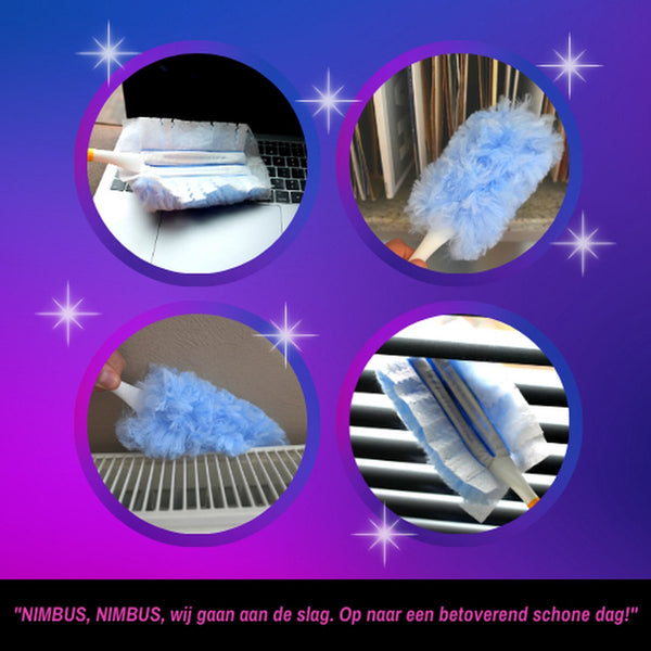 NIMBUS Magic Duster Refill - 60 Navullingen (3x20) - Geschikt voor Swiffer Handvat