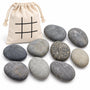 Schilderstenen 10 Stuks – Natuurlijke Keien om te Beschilderen – 7 tot 12 cm – Stenen voor Knutselen & Decoreren – Inclusief Katoenen Opbergzak - Happy Stones