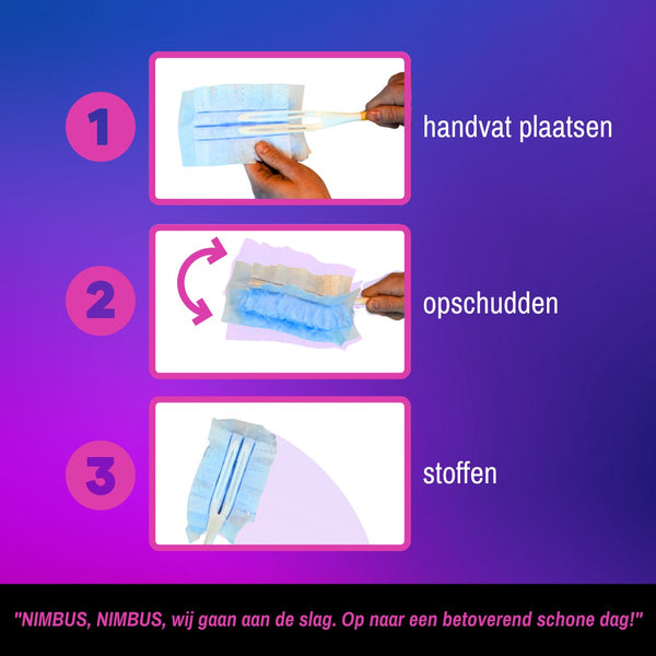 NIMBUS Magic Duster Refill - 40 Navullingen (2x20) - Geschikt voor Swiffer Handvat