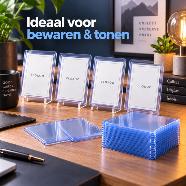 Toploaders Trading Cards – 240 Stuks – Transparante Hardcase Kaarthouders – 7,5 x 10,3 cm – Beschermhoes voor Verzamelkaarten, TCG & Sportkaarten