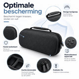 Beschermhoes Geschikt voor PS5 - PlayStation 5 – Hardcase Opbergtas – EVA Beschermcase met Accessoirevak – Draagtas voor Console & Kabels – Zwart