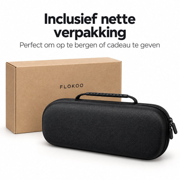 Beschermhoes Geschikt voor PS5 - PlayStation 5 – Hardcase Opbergtas – EVA Beschermcase met Accessoirevak – Draagtas voor Console & Kabels – Zwart