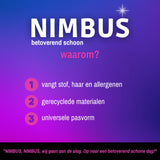 NIMBUS Vloerreiniger Starterkit - 1 x Vloerwisser + 10 Droge Vloerdoekjes - Geschikt voor Swiffer